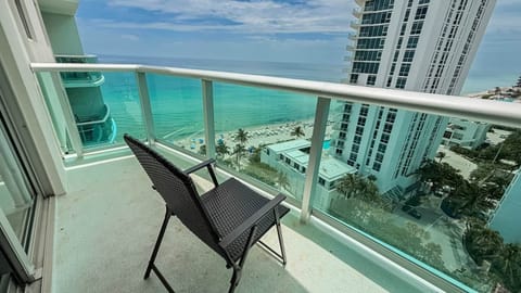 Balcony with ocean view
