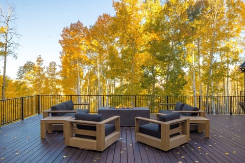 Pull up a seat and enjoy the stunning Telluride Sunsets.