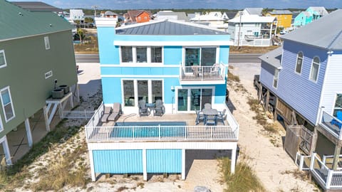 Miami Vice - - Rear view of the home.