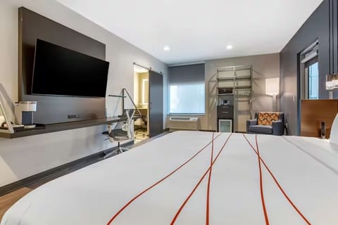 Bedroom. Interior and views may vary based on location and availability