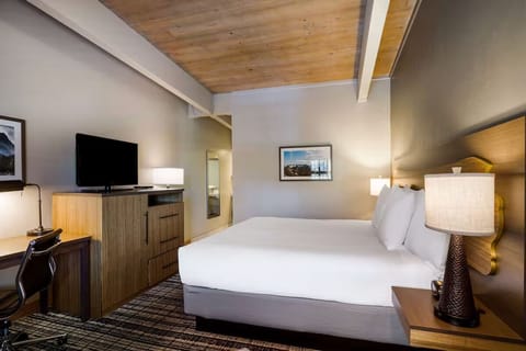 Bedroom. Interior and views may vary based on location and availability