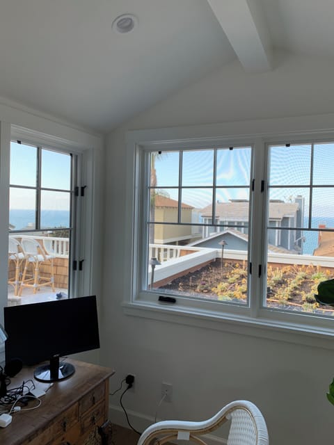 Desk with an ocean view.