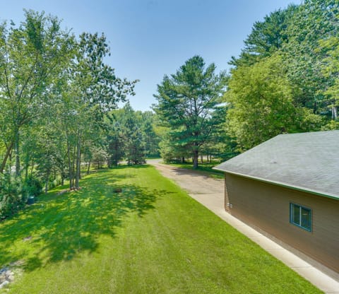 The primary suite has it's own balcony