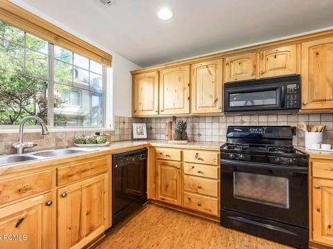 Kitchen with modern appliances