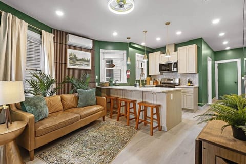 Kitchen and Living Room spaces 
