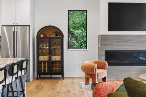 Thoughtfully designed living space with warm accents.