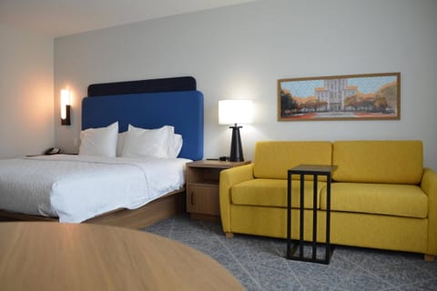 King size bed with sofa