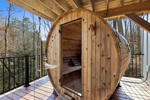 Sweat, relax, repeat! Step into our cozy sauna and let the heat melt your stress away. Think of it as a warm hug from the universe… only steamier.