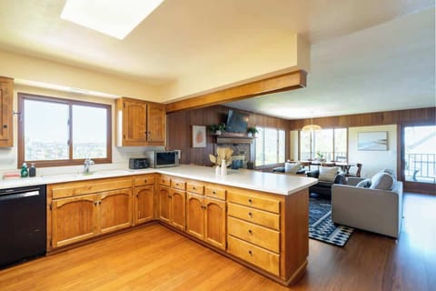 The main house is spacious!