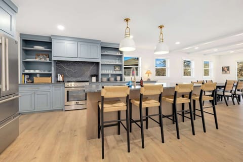 Our fully stocked kitchen!