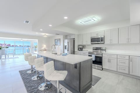 Kitchen with Bar Seating
