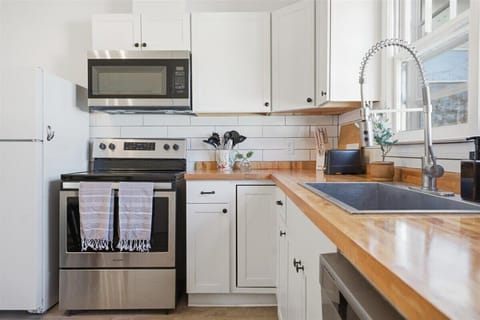 Fully equipped kitchen ready for home-cooked meals