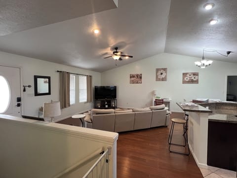 Upstairs living area 