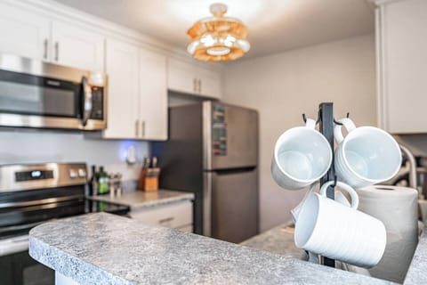 Our kitchen is fully equipped for all your cooking needs