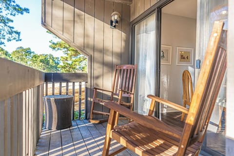 Enjoy evenings on the back patio overlooking the golf course