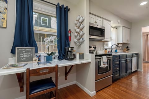 Desk space in the entry