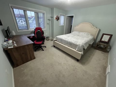 Bedroom1 with Queen Bed , desk & chair