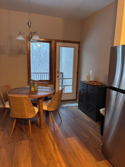 Dining area and door to terrace