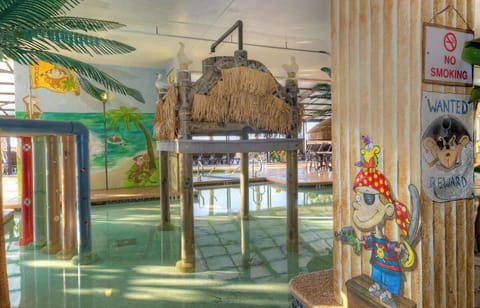 Indoor Pool Deck and Kiddie Pool