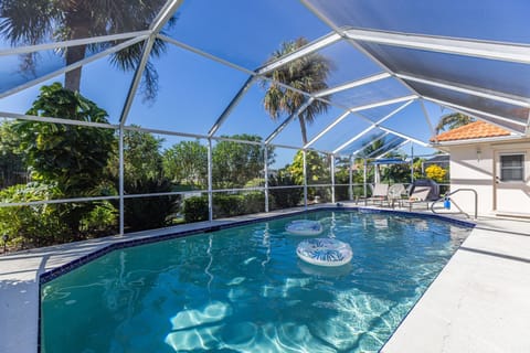 Relax by the tropical pool