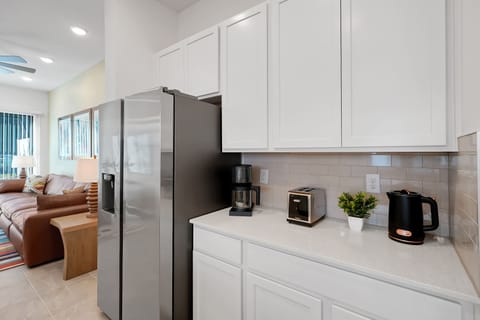 Wake up to a perfect brew with our dedicated coffee station and high-end small appliances.