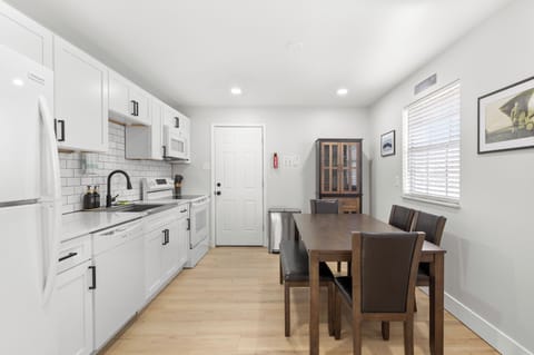 Fully redone kitchen with all major appliances and dishwasher.