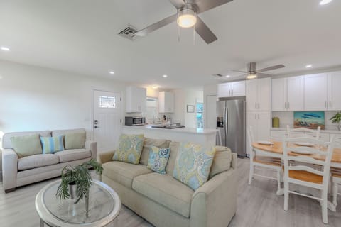 Open Layout - Kitchen and Living Room