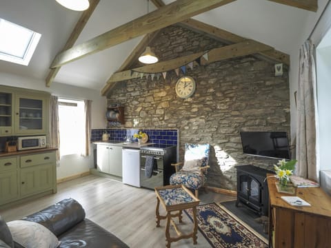 Sofa, TV, fire, coffee table, cabinet, chair