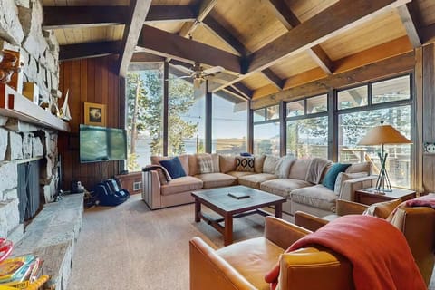 Large main living area with spectacular Lake Tahoe views