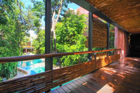 Garden and pool view