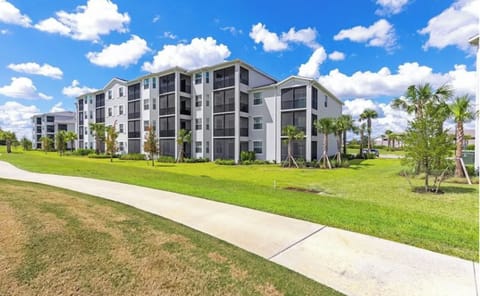 The Outside of Condo. Condo is on the far right, second floor.