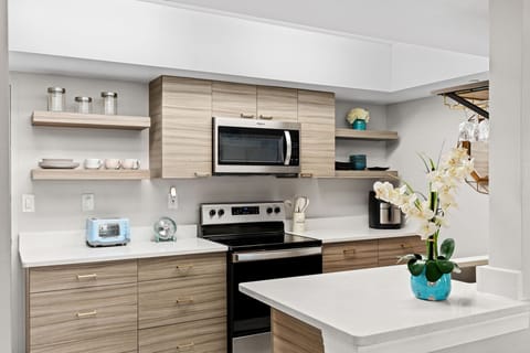 Sleek & modern fully equipped kitchen