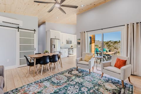 Dining table for meals or perhaps a card game or two