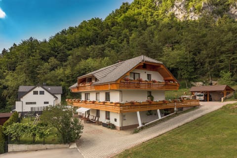 Exterior view of our accommodation.