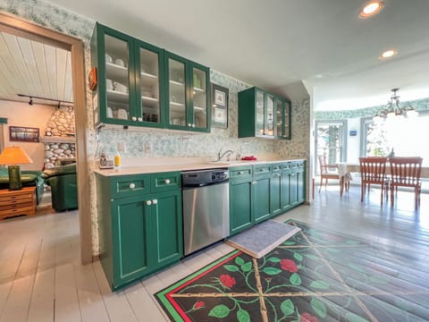 The kitchen includes a dishwasher.