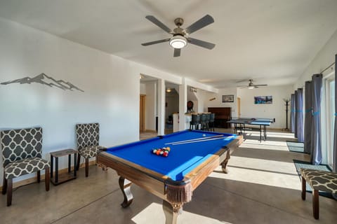 Rec Room with pool table and games