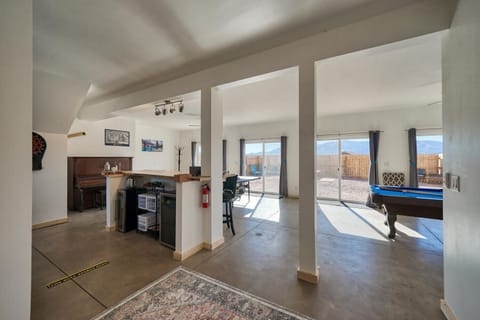 Large Rec Room with pool table, piano,  and ping pong table