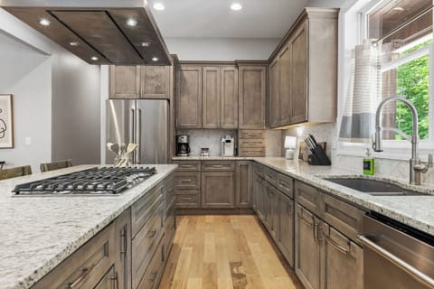 Plenty of space for cooking meals.