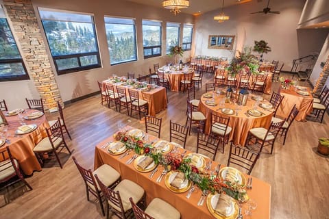 Gather and celebrate in a bright event space with views.