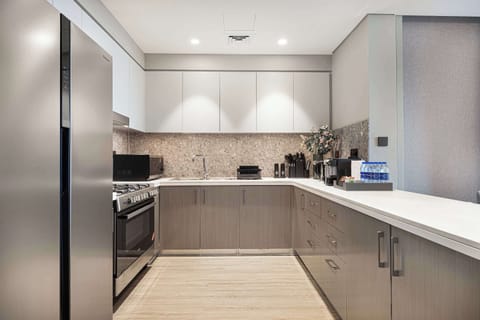 Bright kitchen corner with all essentials ready