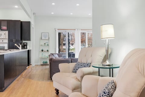 We have several seating areas throughout the home for lounging, and conversation.