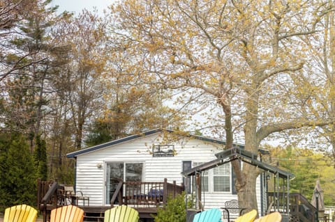House from the beach side.