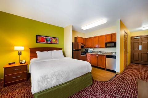 Stretch out in a bright studio with convenient kitchenette nearby.