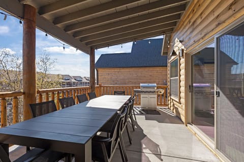 Table to enjoy an outside dinner off the grill!