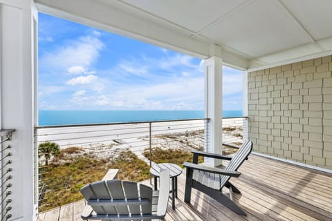 Offering stunning views across 12 beachfront balconies