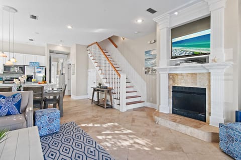 Living Room & Stairway
