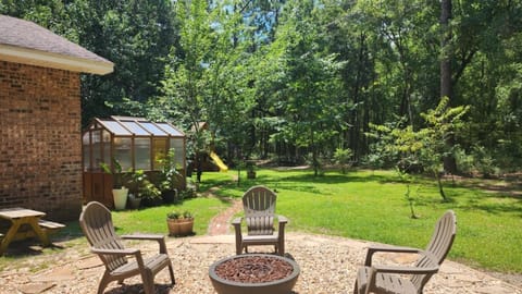 Outdoor area during the summer season