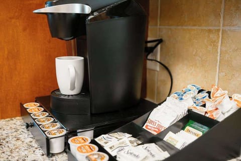 But first, coffee! Your morning (and afternoon, and evening...) fuel station is fully stocked and ready to go. Get your caffeine fix and power up your vacation adventures!