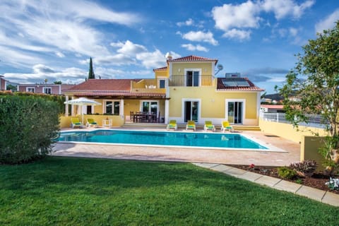 Front view of villa