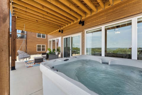 Soak in the hot tub after a long day!